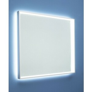 Зеркало De Aqua Алюминиум LED 90х75 с подсветкой, серебро (261696)