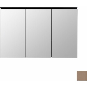 Зеркальный шкаф De Aqua Алюминиум 120х76,5 с подсветкой, медь (261769)