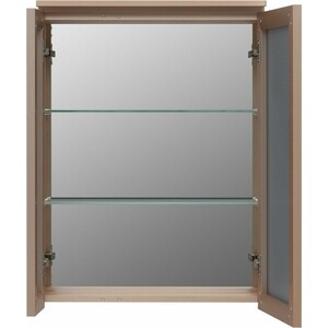 Зеркальный шкаф De Aqua Алюминиум 60х76,5 с подсветкой, медь (261764)