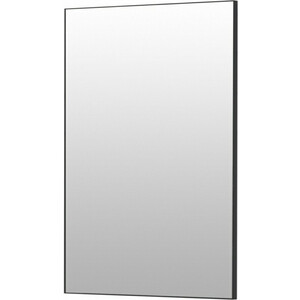 Зеркало De Aqua Сильвер 50х75 черный (261669) зеркало de aqua алюминиум led 80х75 с подсветкой серебро 261695