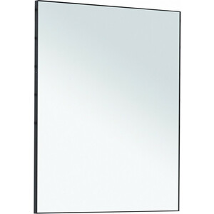 Зеркало De Aqua Сильвер 60х75 черный (261670) зеркало de aqua алюминиум led 80х75 с подсветкой серебро 261695