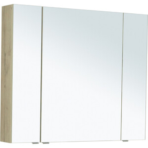 Зеркальный шкаф Aquanet Алвита 100 дуб веллингтон белый (277545) зеркальный шкаф aquanet нью йорк 100 орех 203955