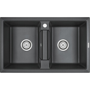 Кухонная мойка Paulmark Zwilling 81х50 черный (PM238150-BL) весы кухонные zwilling enfinigy