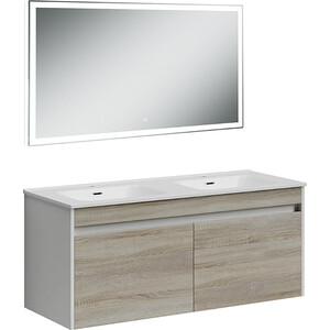 Мебель для ванной Sancos Smart 120 четыре ящика, дуб бардолино/белый конвектор mr tektum smart 1 1м п коричневый
