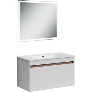 Мебель для ванной Sancos Smart 90 два ящика, белый глянец приточная установка tion 3s smart