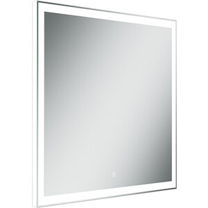 Зеркало Sancos City 80х70 c подсветкой, сенсор (CI800) зеркало шкаф emmy стоун 80х70 левый серый бетон stn80mir l