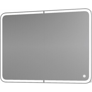 Зеркальный шкаф Grossman Адель LED 100х80 сенсорный выключатель (2010004) зеркало grossman cosmo 80х80 сенсорный выключатель 1980801