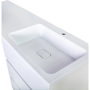 Мебель для ванной Orange Optima 70 (130R) напольная, под стиральную машину, белый глянец