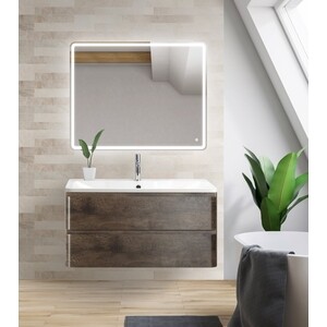 Мебель для ванной BelBagno Albano 120 подвесная, Rovere Nature Grigio зеркало навесное nature 59 816 × 32 × 784 мм гаскон пайн