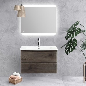 Мебель для ванной BelBagno Albano-Cer 50 Rovere Nature Grigio зеркало навесное nature 59 816 × 32 × 784 мм гаскон пайн