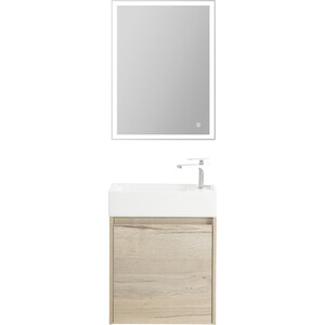 Мебель для ванной BelBagno Kraft Mini 50 левая, Rovere Galifax Bianco сифон для раковины mcalpine 1 1 4 d32 mrw2 nw mini