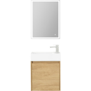 Мебель для ванной BelBagno Kraft Mini 50 левая, Rovere Nebrasca Nature чехол nillkin nature для apple iphone 12 mini transparent