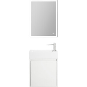 Мебель для ванной BelBagno Kraft Mini 50 правая, Bianco Opaco мебель для ванной emmy мони 40х22 правая белая