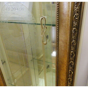Шкаф 2-х дверный Мэри Версаль ГВ-02К с короной, цвет слоновая кость