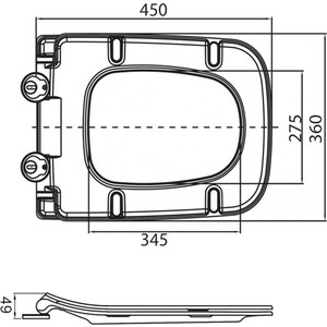 Сиденье для унитаза BelBagno Sela с микролифтом, черный матовый (BB3201SC-MB)