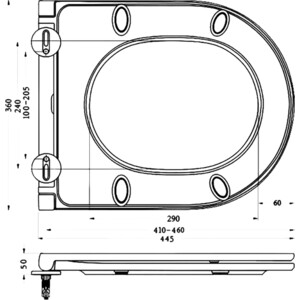 Сиденье для унитаза BelBagno с микролифтом (BB902SC)