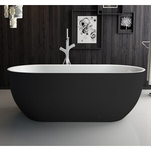 Акриловая ванна BelBagno 150х80 черная (BB70-1500-800-W/NM)
