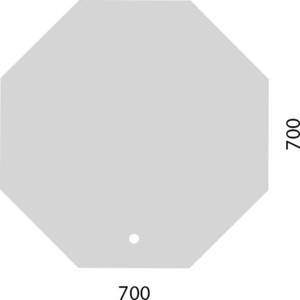 Зеркало Corozo Каре 70х70 сенсор (SD-00000853)