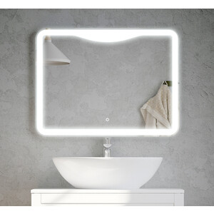 Зеркало Corozo Орли 80х60 сенсор (SD-00000920) зеркало шкаф corozo толедо 50х75 с подсветкой белый sd 00001391