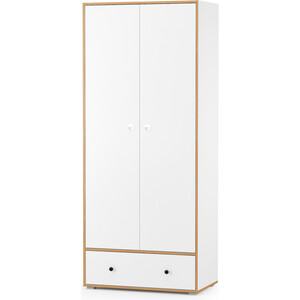 Шкаф для одежды Моби Вуди 13.138 белый премиум/дуб крафт золотой сушильный шкаф для одежды tropik line