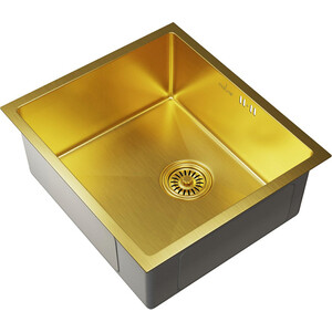 Кухонная мойка Mixline Pro 50х44 золото (4630099747829) кухонная мойка topzero tnl 540 золото