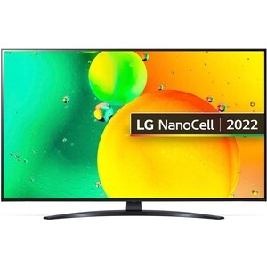 Телевизор LG 43NANO766QA NanoCell синяя сажа Ultra HD 60Hz DVB-T DVB-T2 DVB-C DVB-S DVB-S2 USB WiFi Smart TV - фото 1