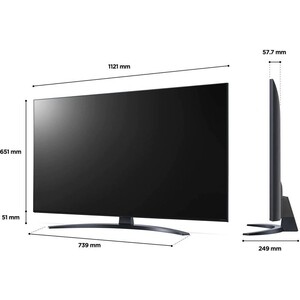 Телевизор LG 43NANO766QA NanoCell синяя сажа Ultra HD 60Hz DVB-T DVB-T2 DVB-C DVB-S DVB-S2 USB WiFi Smart TV - фото 4