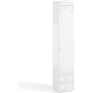 Шкаф для белья ОЛМЕКО Италия ИТ-30 с ящиками, белое дерево шкаф для одежды олмеко монако мн 47 белое дерево