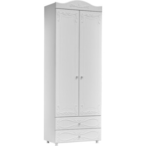 Шкаф для одежды ОЛМЕКО Италия ИТ-49 с ящиками, белое дерево OLMP002329 - фото 4