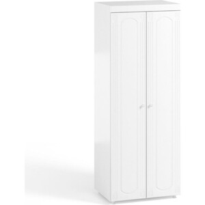Шкаф для белья ОЛМЕКО Афина АФ-42 белое дерево шкаф для одежды олмеко афина аф 50 с зеркальными дверьми и ящиками белое дерево