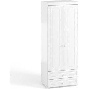 Шкаф для одежды ОЛМЕКО Афина АФ-49 с ящиками, белое дерево шкаф для белья олмеко афина аф 45 с зеркальными дверьми и ящиками белое дерево