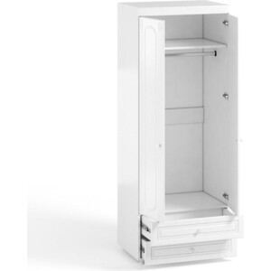 Шкаф для одежды ОЛМЕКО Афина АФ-49 с ящиками, белое дерево OLMP002410 - фото 3