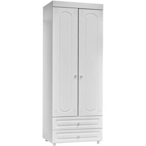 Шкаф для одежды ОЛМЕКО Афина АФ-49 с ящиками, белое дерево OLMP002410 - фото 4