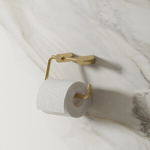 Держатель туалетной бумаги IDDIS Petite матовое золото (PETG000i43)