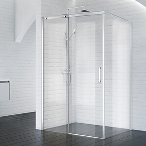 Душевой уголок BelBagno Acqua 150х100 прозрачный, хром (ACQUA-AH-1-150/100-C-Cr)