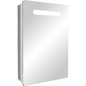 Зеркальный шкаф Emmy Донна 60х70 правый, с подсветкой, белый (don60bel-r)