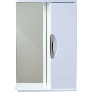 Зеркало-шкаф Emmy Милли 60х70 универсальный, белый (mel60unbel) зеркало шкаф emmy стоун 60х70 правый серый бетон stn60mir r