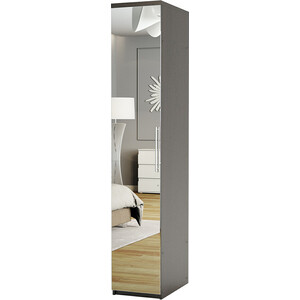 Шкаф для одежды Шарм-Дизайн Комфорт МШ-11 30х60 с зеркалом, венге шкаф для одежды с ящиками шарм дизайн комфорт мшя 11 50х60 с зеркалом венге