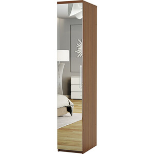 Шкаф для одежды Шарм-Дизайн Комфорт МШ-11 30х60 с зеркалом, орех шкаф для одежды шарм дизайн комфорт мш 21 70х60 с зеркалом орех