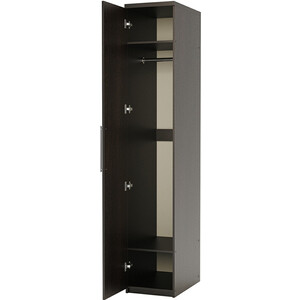 Шкаф для одежды Шарм-Дизайн Комфорт МШ-11 50х60 с зеркалом, венге