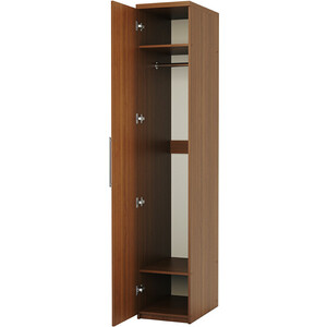 Шкаф для одежды Шарм-Дизайн Комфорт МШ-11 50х60 с зеркалом, орех