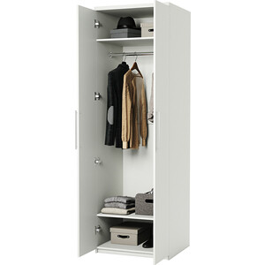 Шкаф для одежды Шарм-Дизайн Комфорт МШ-21 100х60 с зеркалами, белый