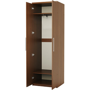 Шкаф для одежды Шарм-Дизайн Комфорт МШ-21 90х45 с зеркалами, орех