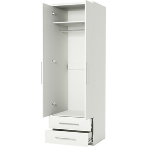 Шкаф для одежды с ящиками Шарм-Дизайн Комфорт МШЯ-21 100х60 с зеркалами, белый