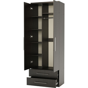 Шкаф комбинированный с ящиками Шарм-Дизайн Комфорт МКЯ-22 80х60 с зеркалом, венге