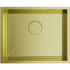 Кухонная мойка Omoikiri Kasen 54-16 LG светлое золото (4997060) донный клапан timo черное золото 8011 18