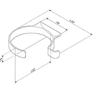 Держатель для фена Am.Pm Inspire 2.0 черный (A50A32322)