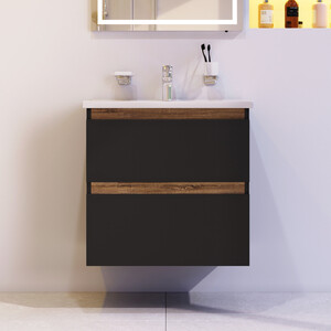 Мебель для ванной Am.Pm X-Joy 65х45 черная матовая