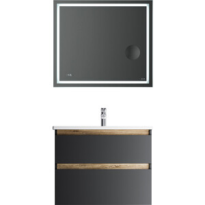 Мебель для ванной Am.Pm X-Joy 80х45 черная матовая