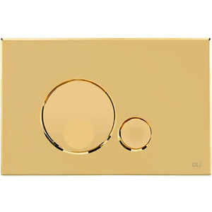 Кнопка смыва OLI Globe золото (152954) клавиша смыва point афина для инсталляции золото pn44041g